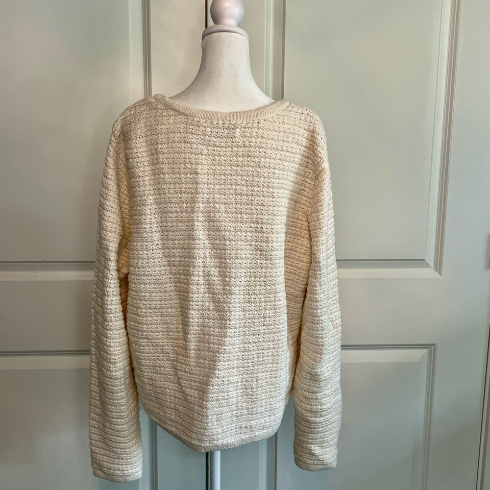 Lucky Brand Cream Button-Up Cardigan - Picture 3 of 6